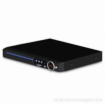 Mini DVD Player with 110 to 240V AC Power and 2.0CH Audio Output